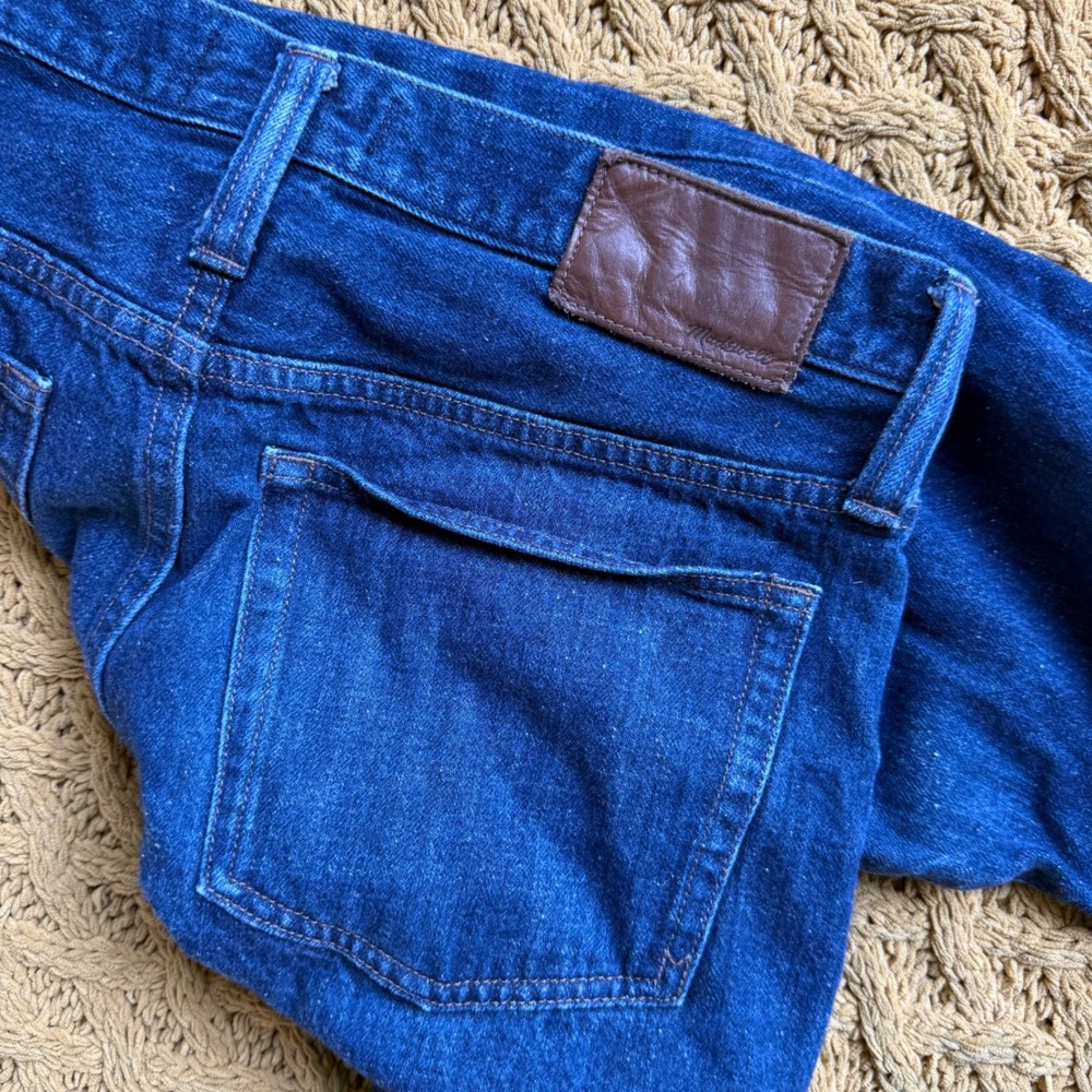 Madewell Slim Fit Mens Jeans Dark Wash Denim 31x30 Blue Pants